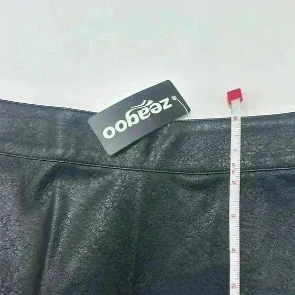 NWT Faux Leather High Waisted Bodycon Slim Mini Skirt Sz XL Item# 5C - Picture 9 of 11